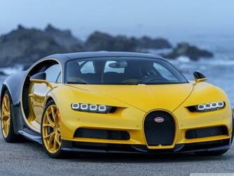 Bugatti Chiron Yellow 4k HD Desktop Wallpaper For