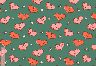 Green And Pink Valentines Day Laptop Wallpaper