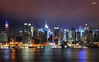New York At Night Wallpaper