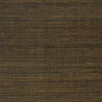 Shop Allen Roth Black Gold Grasscloth Unpasted Textured Wallpaper At