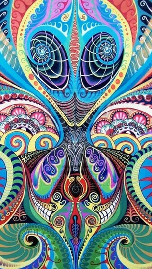 iPhone Wallpaper Psychedelic Art And