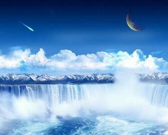 Dream Waterfall Wallpaper