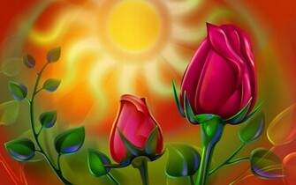 Roses Wallpaper HD Rose 3d Pink Red Jpg