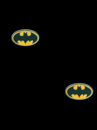 Batman Logo On Black Sure Strip Wallpaper All Walls
