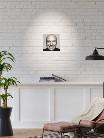 Hank Schrader Dean Norris Happy Face Metal Print By