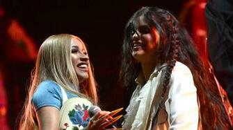 Selena Gomez Makes Surprise Appearance At Coachella With Cardi B