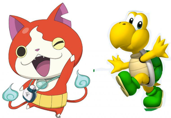 Jibanyan X Koopa Troopa By Sparkschu0172
