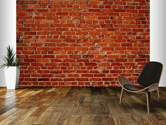 Red Brick Wall Mural Wallpaper