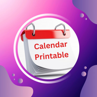 Calendar Printable