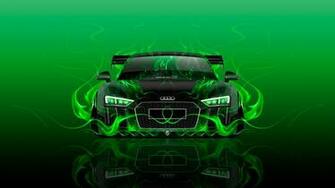 Green Flame Wallpaper