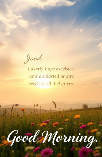 New Good Morning Wallpaper
