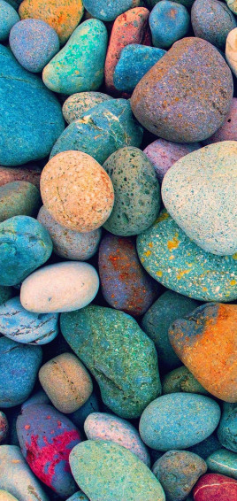 Multicolored Stones Wallpaper