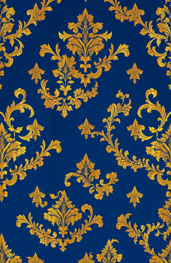 Royal Blue And Gold Wallpaper