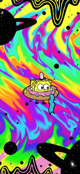 Savannah Saturn On Trippy iPhone Wallpaper Graffiti