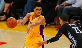 Angelo Russell Passes The Ball Against Minnesota In Season