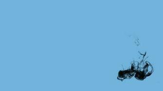 Baby Blue Black Wallpaper