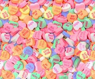 Candy Heart Wallpaper Background