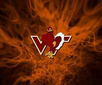 Hokie Bird With Flames Hokies