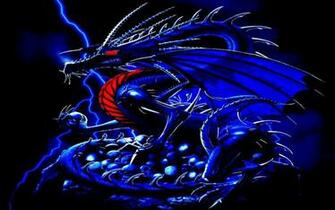 Cool Blue Fire Dragon In Addition 3d Art Desktop Background