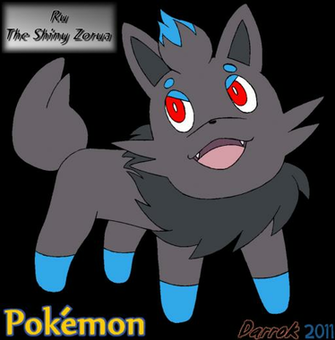 Pokemon Shiny Zorua Ru The By Darrok Picture