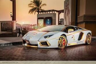 Gold Lambo Wallpaper