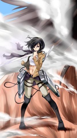 Mikasa Wallpaper On