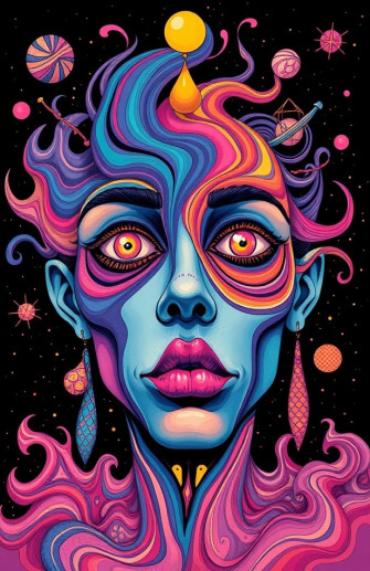 Trippy Face Wallpaper
