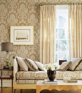 Magnificent Or Egregious Damask Wallpaper Anyone