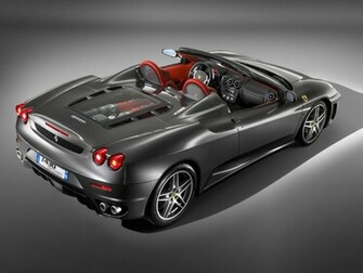 Ferrari F430 Spider Wallpaper In Yellow