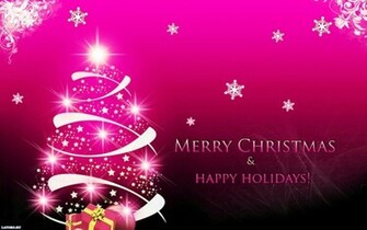 Hebben Een Pink Christmas Wallpaper