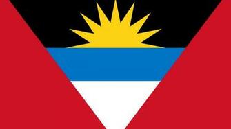 Flag Of Antigua And Barbuda A Symbol Sea Sun Sand