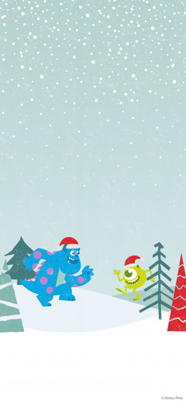 Pixar Holiday Wallpaper iPhone Android Apple Watch Disney