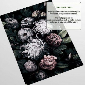 Dark Floral Wallpaper Wallpaper4beginners