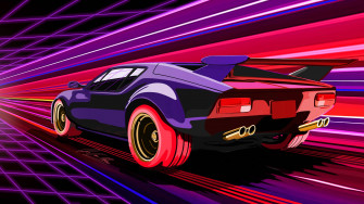 Wallpaper 4k Retro Racing Muscle Car