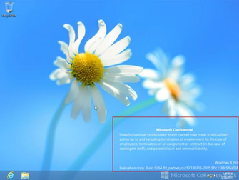 Remove Microsoft Confidential Text From Windows Blue Build