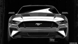 Ford Mustang Design Sketch HD Wallpaper