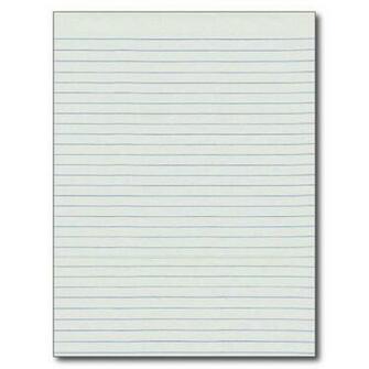 Lined School Paper Background Postcard