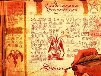 Pandemonium Writing Wallpaper Stock Photos