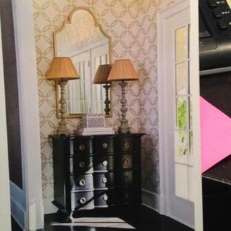 Bold Wallpaper In A Small Entryway Hair Beauty That I Love Pint