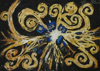 Tardis Exploding By Doctor Who Wallpaper