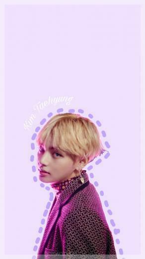 Bts Wallpaper On Kim Taehyung Transparent Png