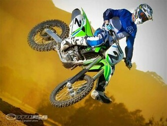 Kawasaki Dirt Bike Wallpaper