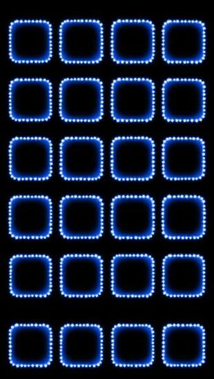 Blue Dotted App Borders Wallpaper iPhone