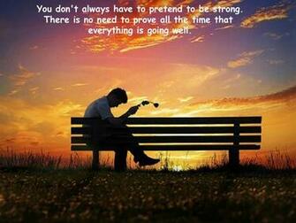 Sad Boys With Quotes Wallpaper