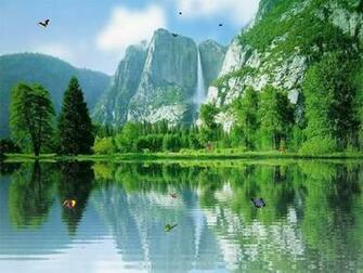 Desktop Waterfall Wallpaper Nature Beauty New