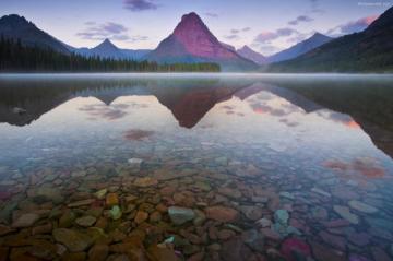 Lake Glacier National Park Montana Papel De Parede HD For