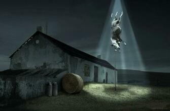 Pin Ufo Abduction Desktop Wallpaper