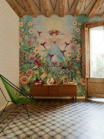 Room With Wall Mural Decor Have Your Own Paint By Number Murals