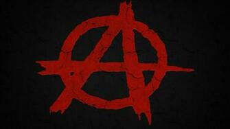 Anarchy Red Logo Background Bold Wallpaper
