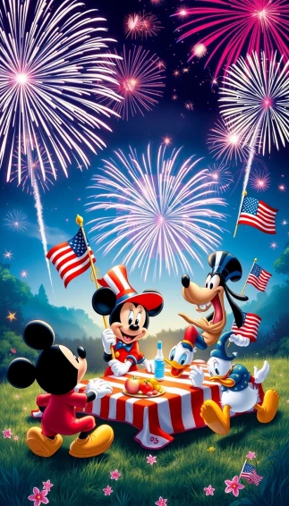 Disney Fourth Of July Wallpaper